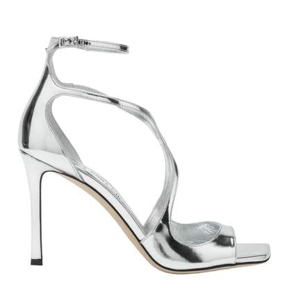 Metallic Silver Sandals - Image 1