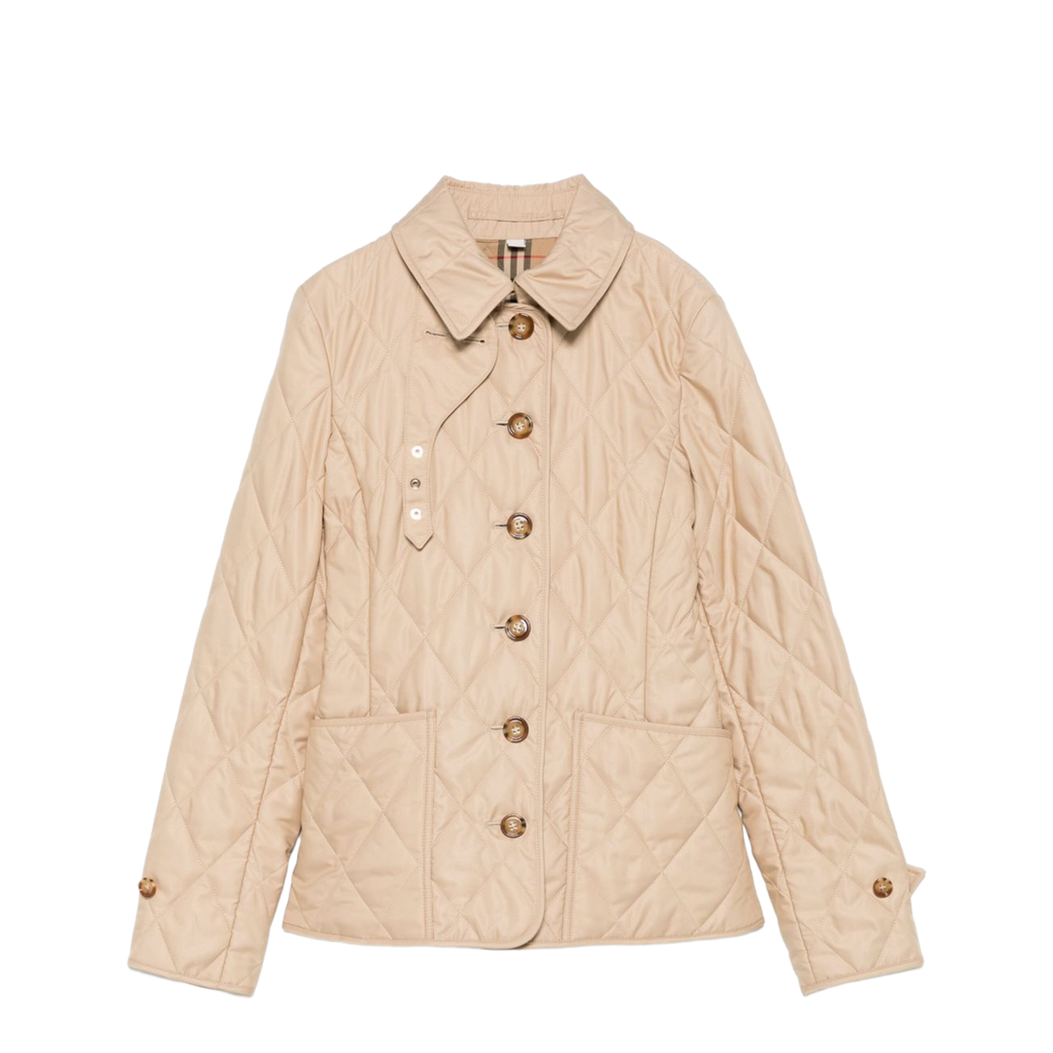 Fernleigh Quilted Jacket With Check Lining - Image 1