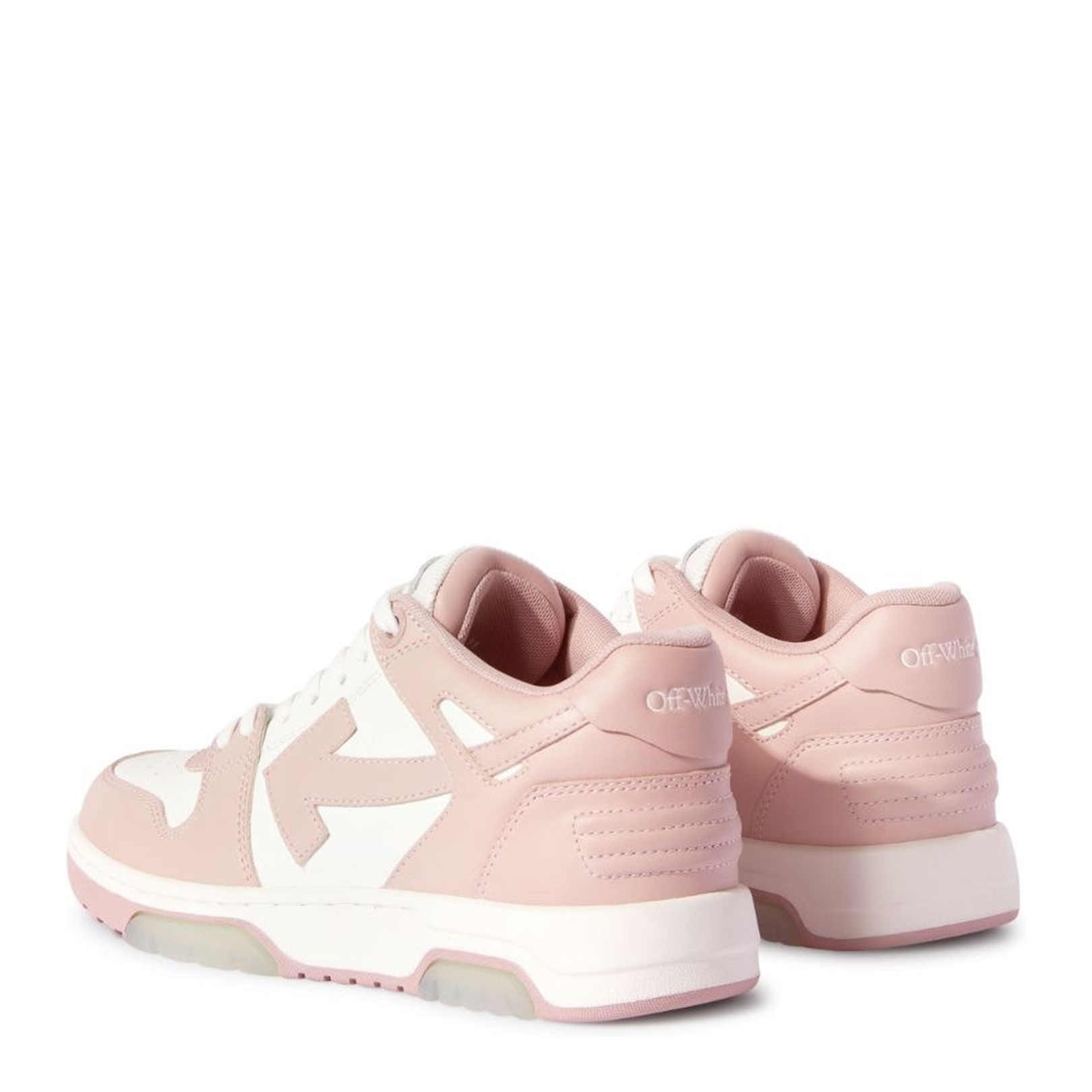 White/Pink Leather Panelled Design Luggage Tag - Image 5