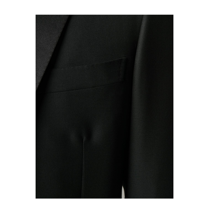 Essential Black Super 160'S Wool Policleto Tuxedo - Image 5