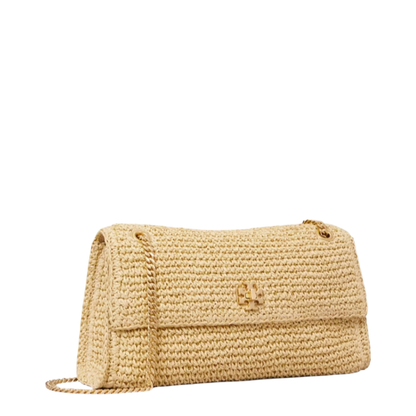 Kira Small Raffia Shoulder Bag - Natural - Image 2
