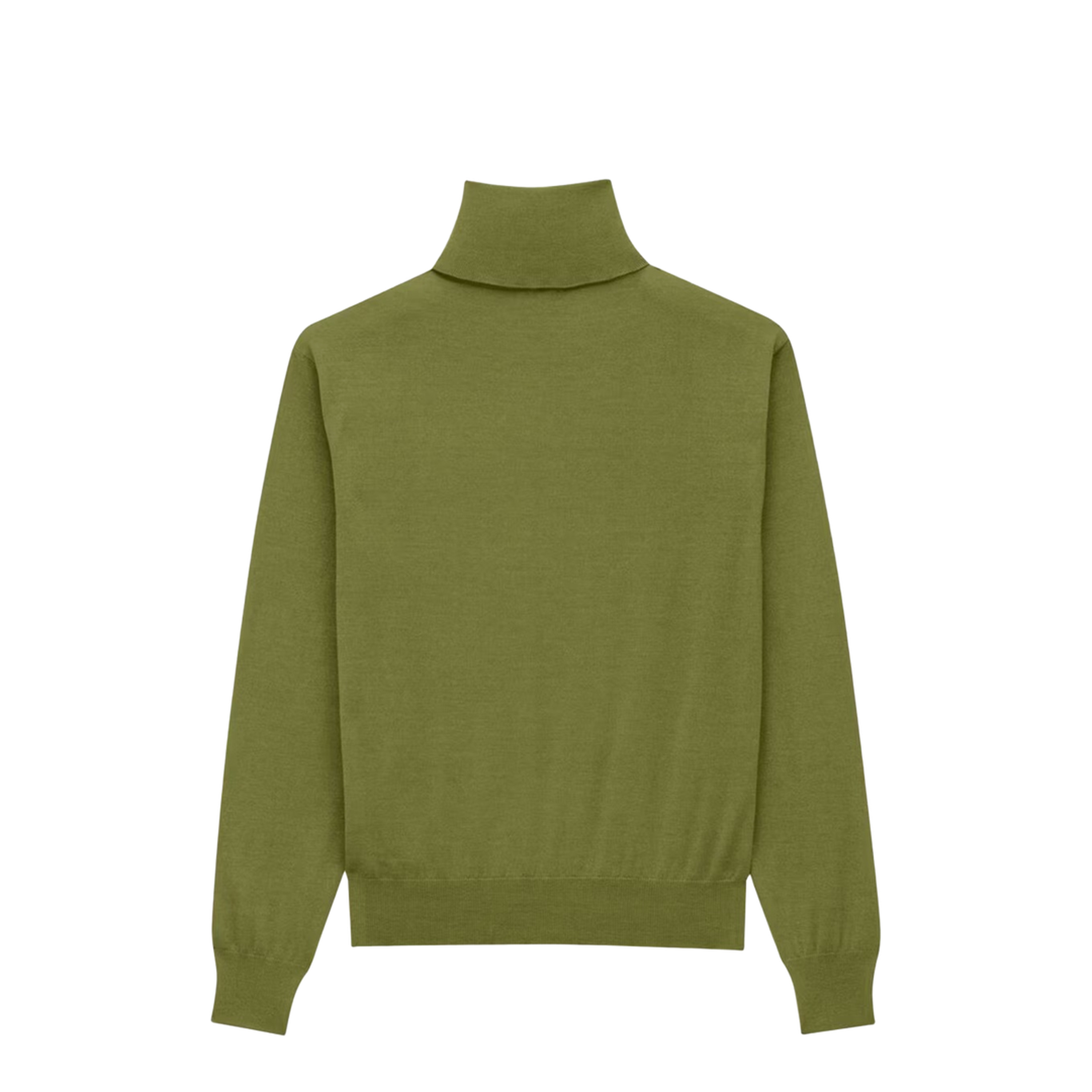 Cashmere Wool and Silk Turtleneck Pullover - Image 2