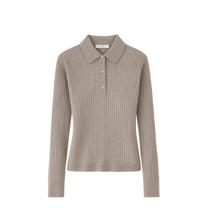 Cashmere Polo Shirt - Image 1