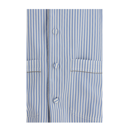 Striped Silk PJ Shirt - Image 3