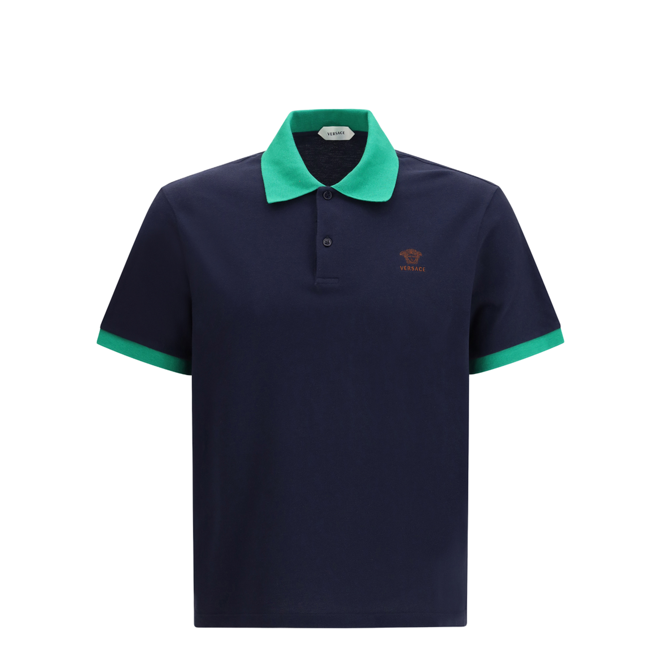 Polo in Cotton Piqué with Embroidery - Image 1