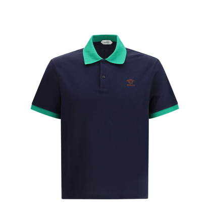 Polo in Cotton Piqué with Embroidery - Image 1