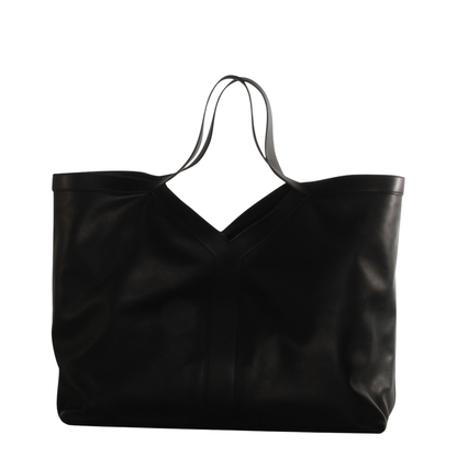 Y Maxi Tote in Grained Leather - Image 2