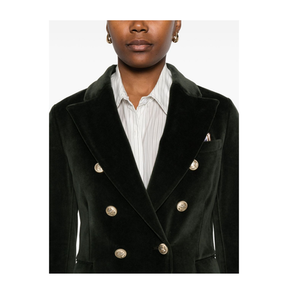Cotton Double-Breasted Jacket - Image 4