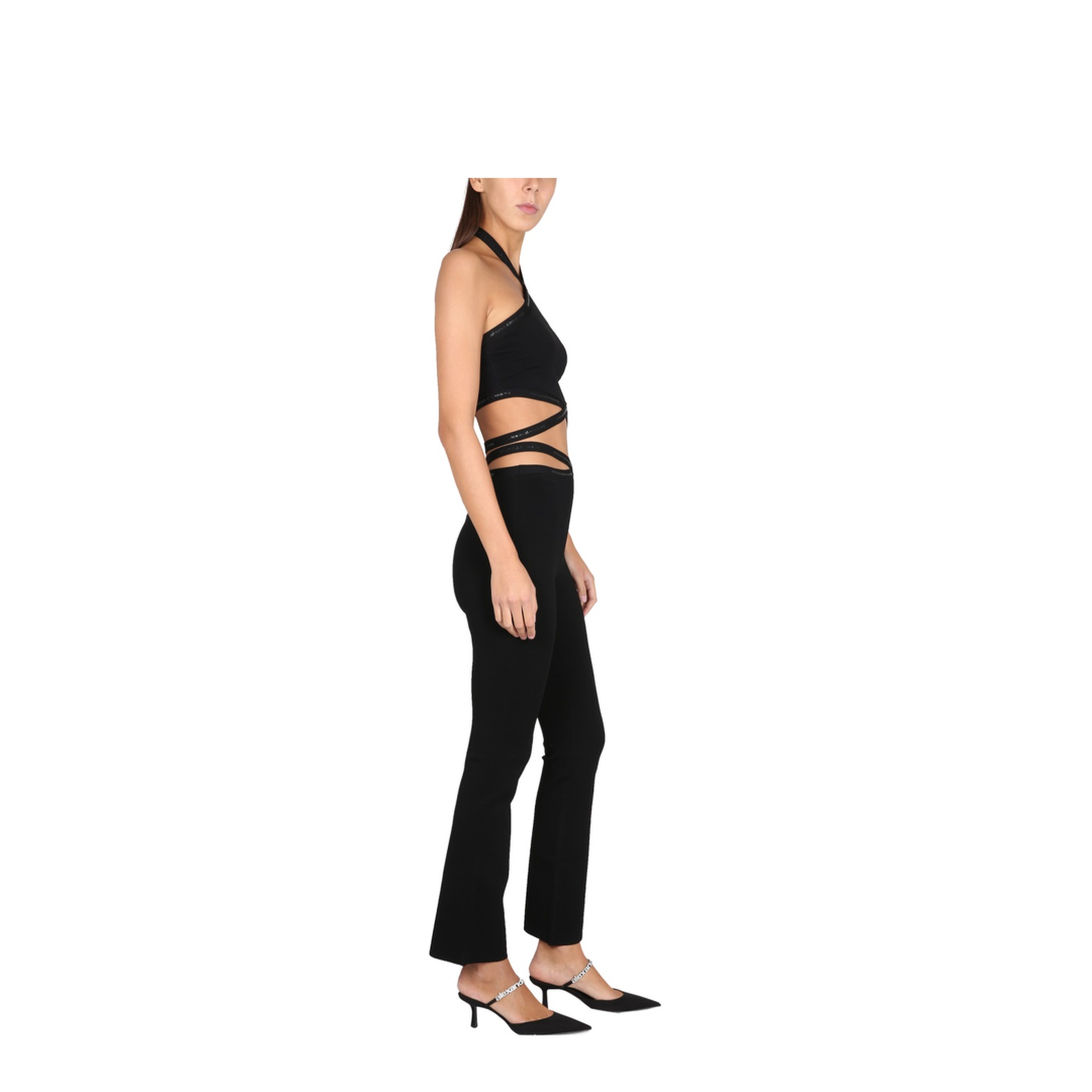 Cross Leggings with Logo - Image 2