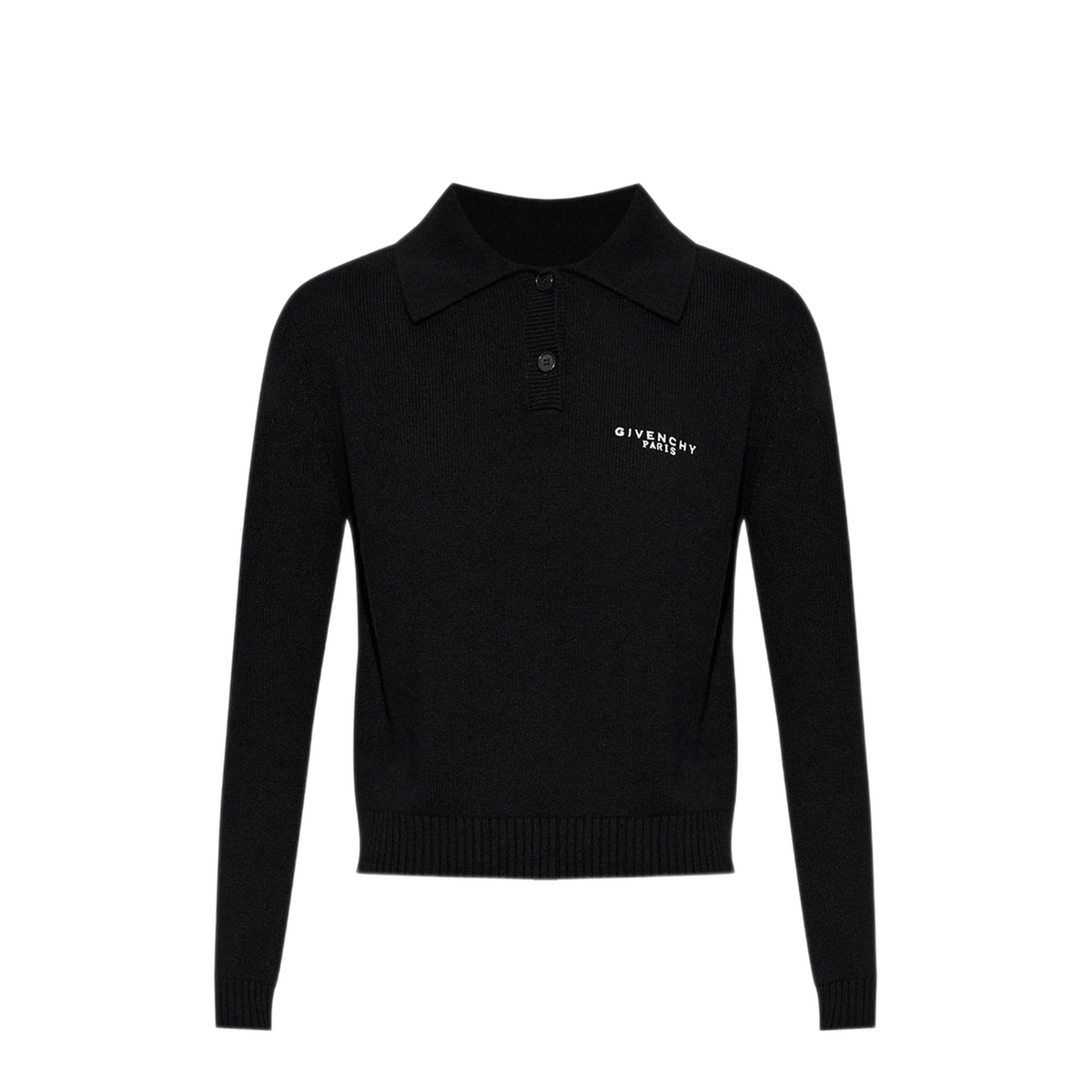 Wool And Cashmere Polo Sweater - Image 1