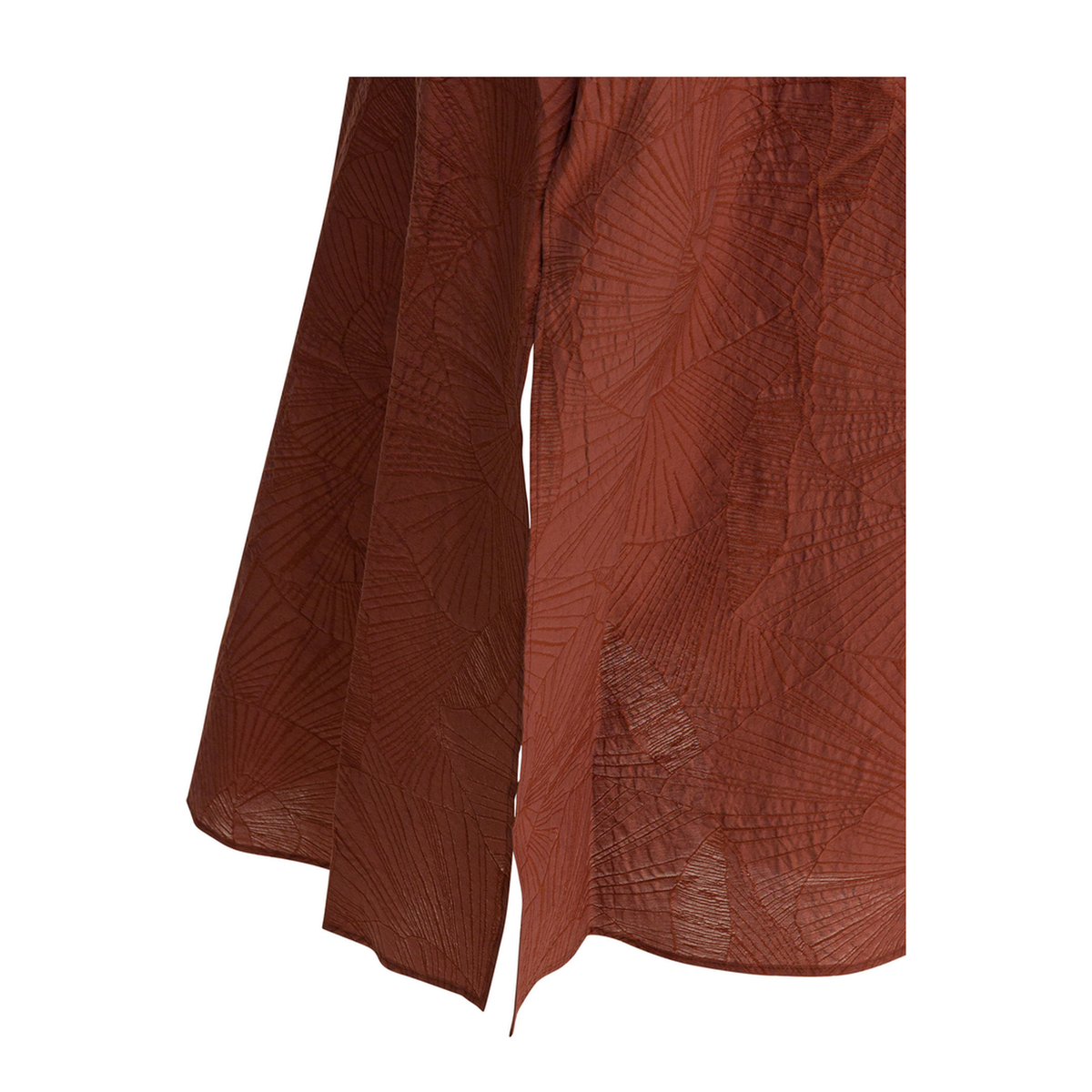 Floral Motif Long Dress Orange - Image 4