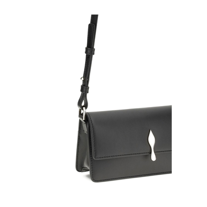 Bettina Mini Lamb Nappa Crossbody Bag - Noir - Image 4