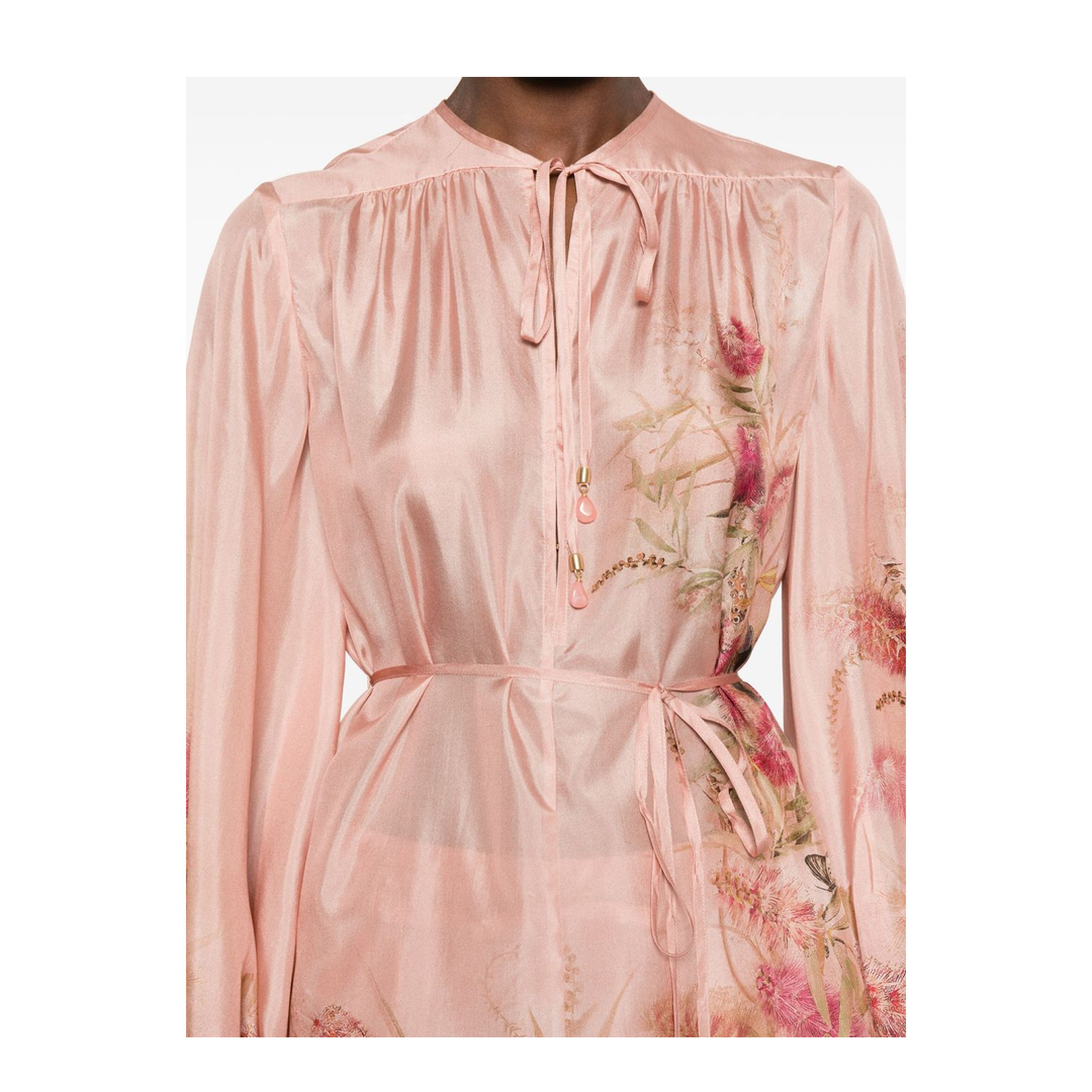 Cascadian Printed Silk Top - Image 2