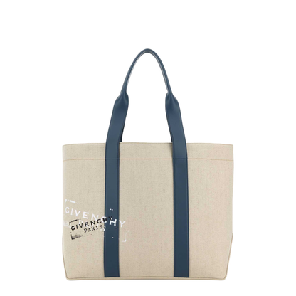 Tote Medium Canvas Tote - Beige/Black - Image 1