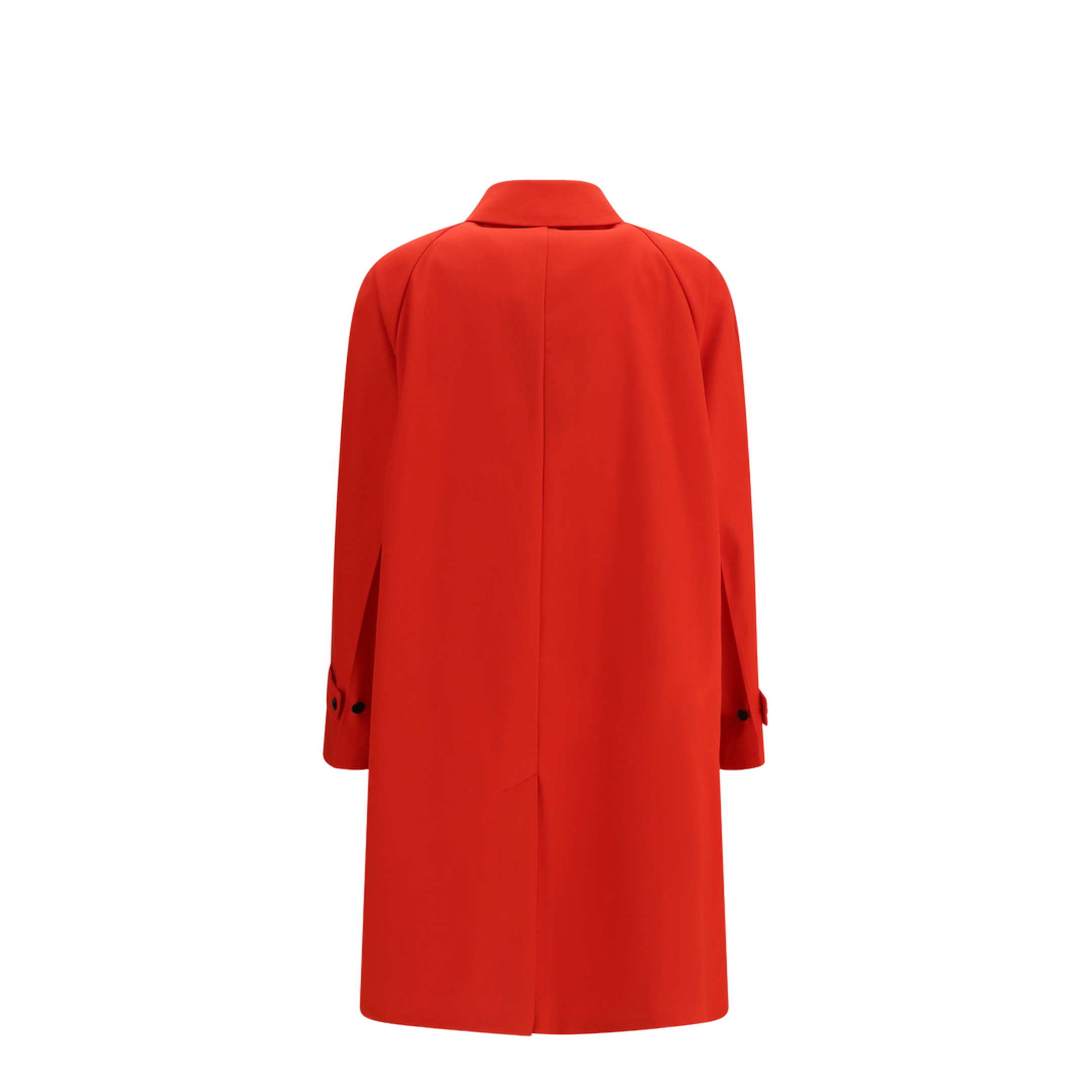 Cotton Gabardine Coat with Classic Collar - Image 2