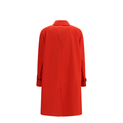 Cotton Gabardine Coat with Classic Collar - Image 2