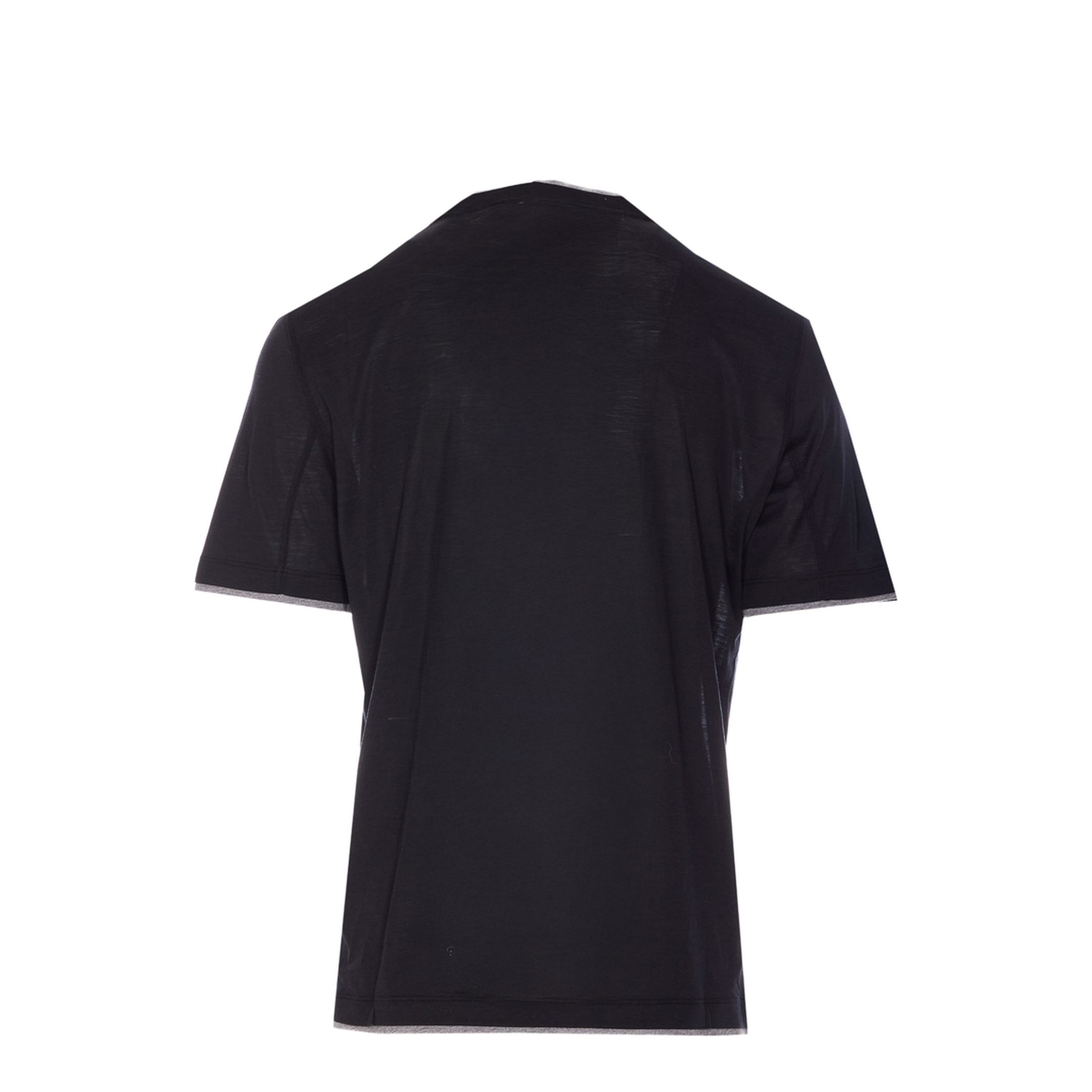 Layered-Effect Silk-Cotton T-Shirt - Image 2