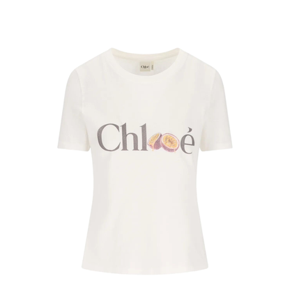 Passion Fruit Print Baby Fit Cotton Jersey T-Shirt - Image 1