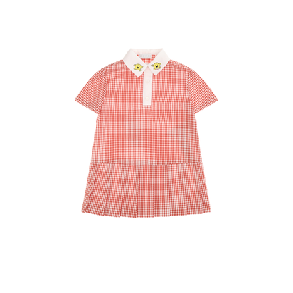 Checked Pattern Dress - Image 1