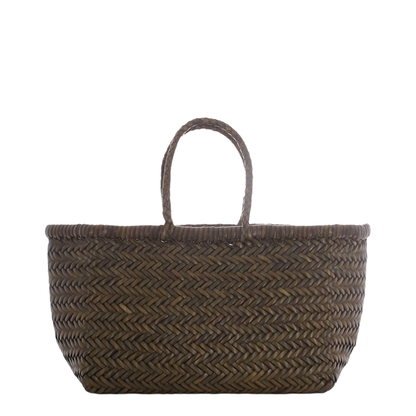 Mini Flat Gora Small Buffalo Calf Leather Handbag - Kaki - Image 1