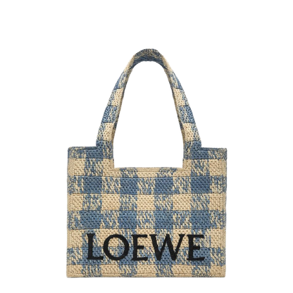 Medium Tote Bag in Natural Raffia - Image 1