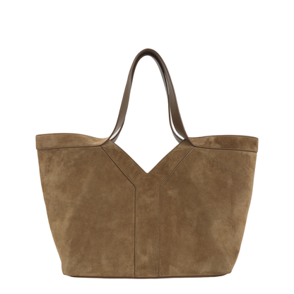 Suede Small Y Tote Bag - Image 3
