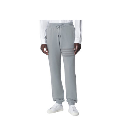 Sweatpants with Overdyed 4 Bar in Solid Loopback - Image 1