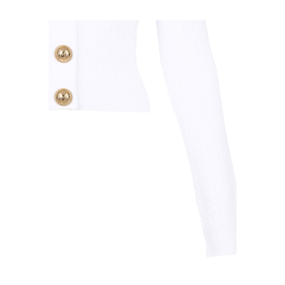 Ribbed And Braided Cardigan - Image 3