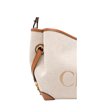 Clover Small Canvas Tote - Clay Brown - Image 2