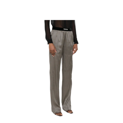 Polka Dot Signature Silk PJ Pants - Image 4