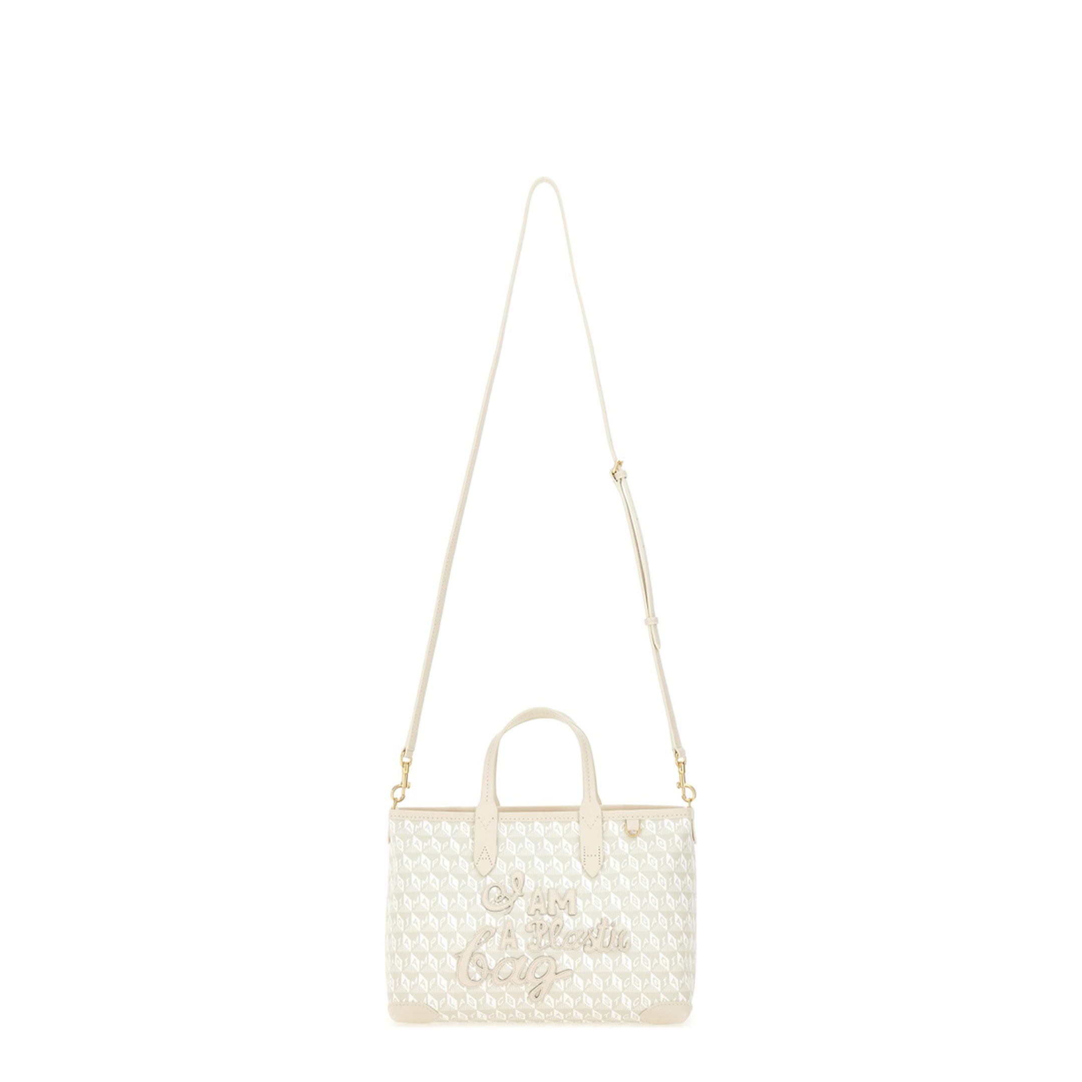 Xs Tote Bag With I Am A Plastic Bag Pattern - Image 2