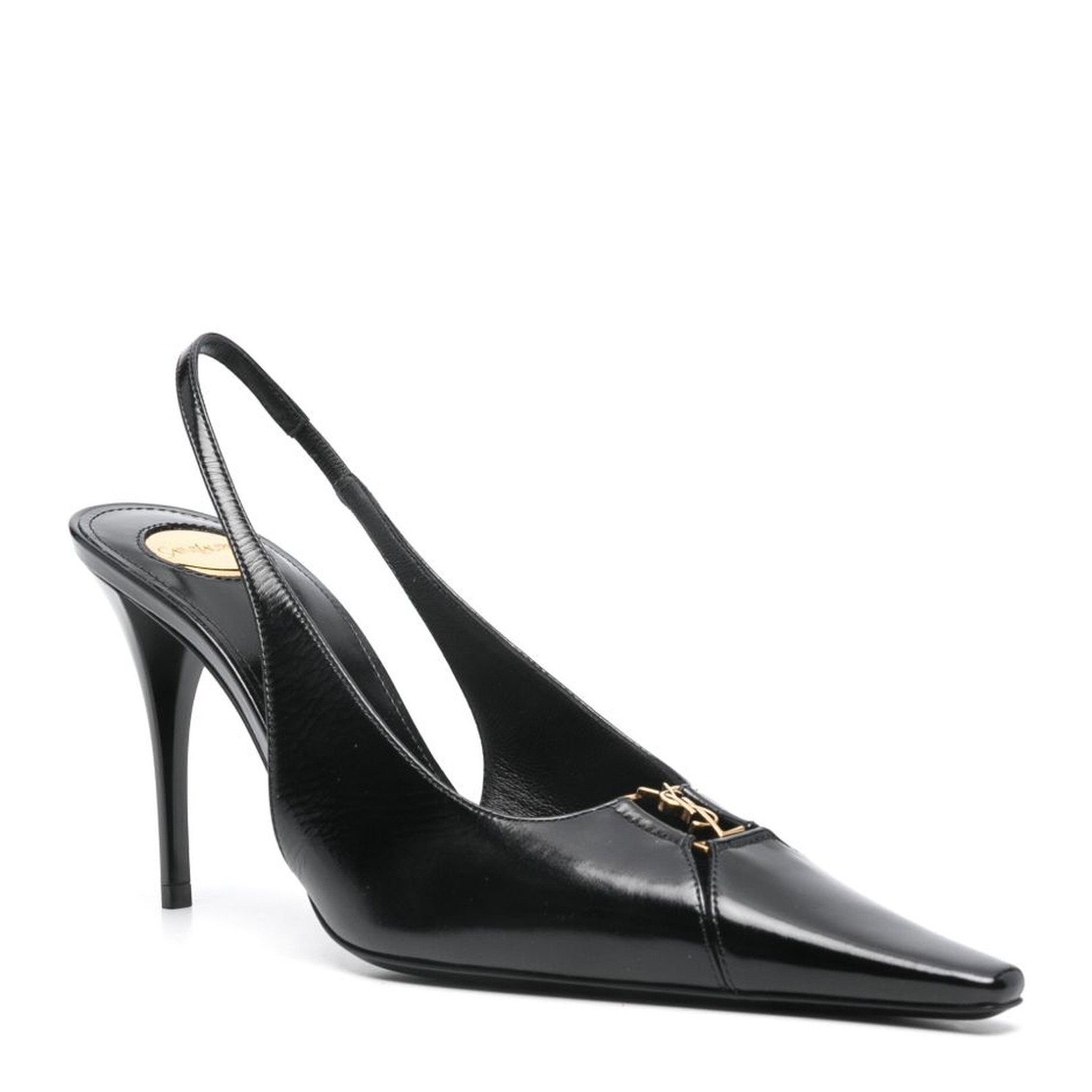 Slingback Pumps in Smooth Leather - Image 2
