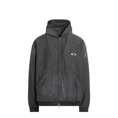 Hoodie Trompe L'œil in Anthracite - Image 1