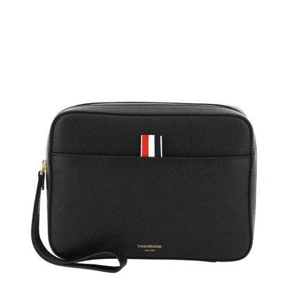 Clutch Black Leather With RWB Strap - Image 1
