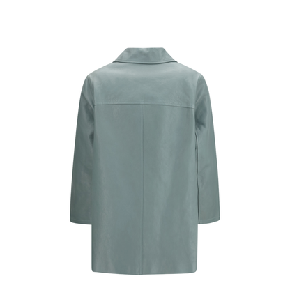 Long Lambskin Leather Jacket - Image 2