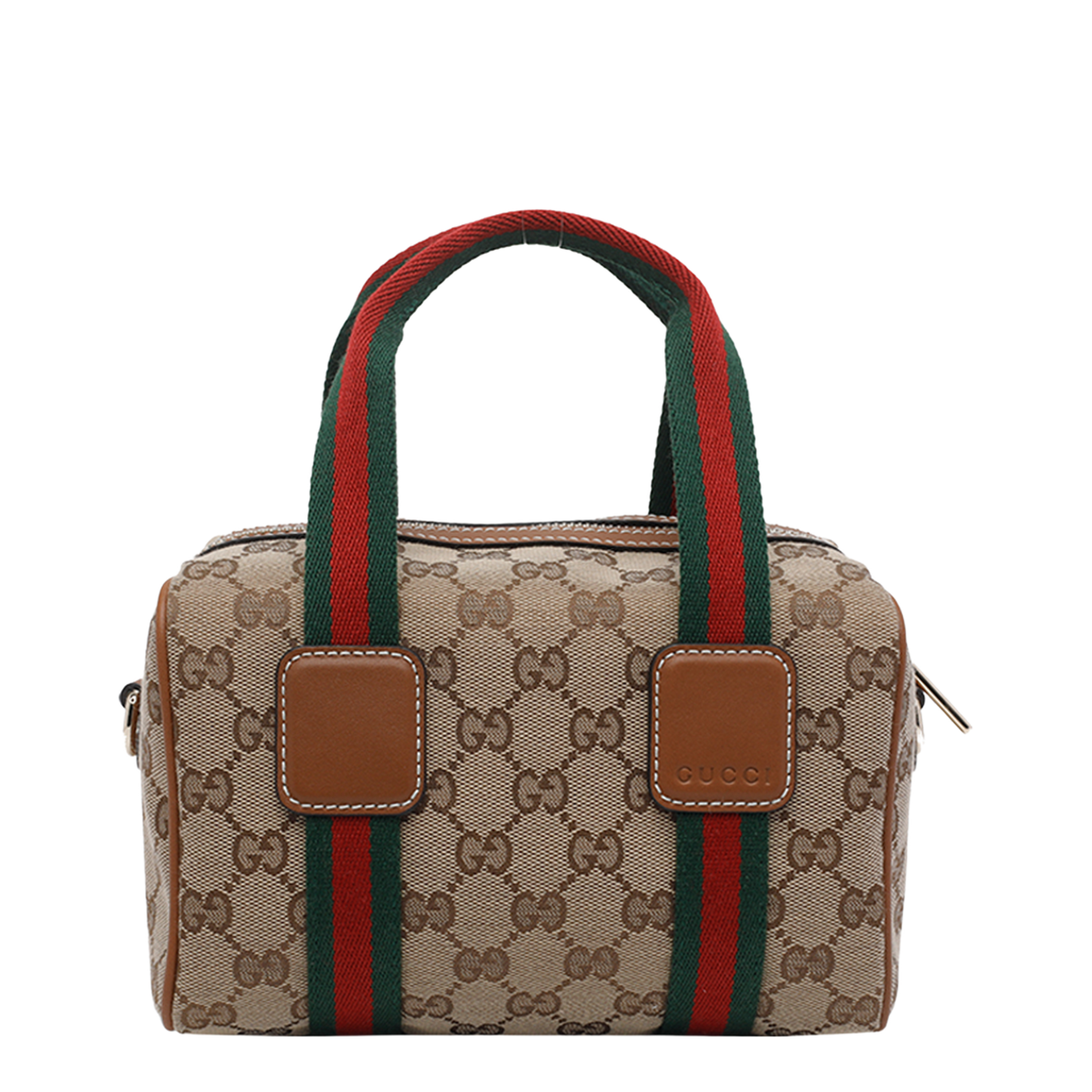 GG Supreme Mini Canvas Top Handle Bag - Beige - Image 3