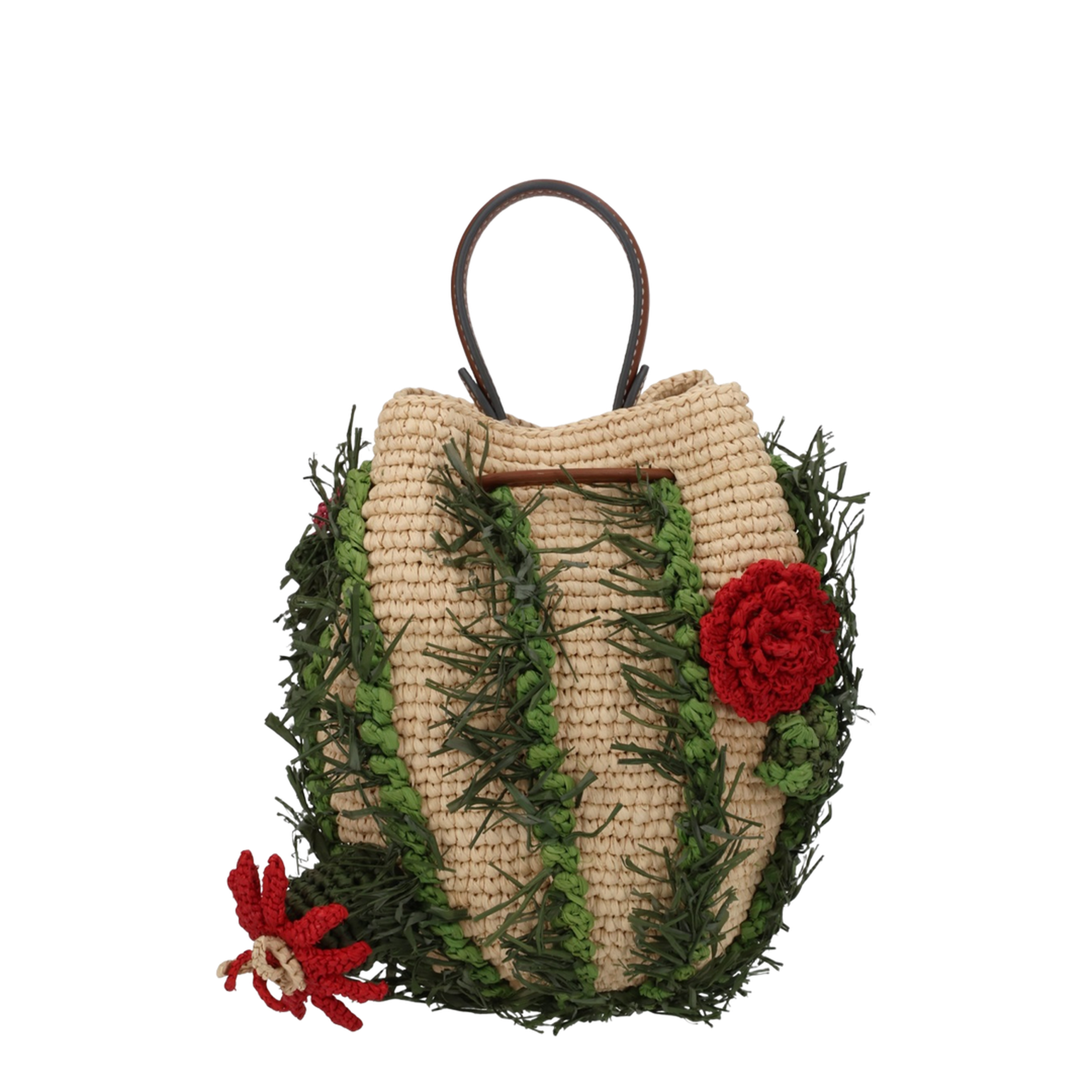 Cactus Bag With Floral Details - Image 3