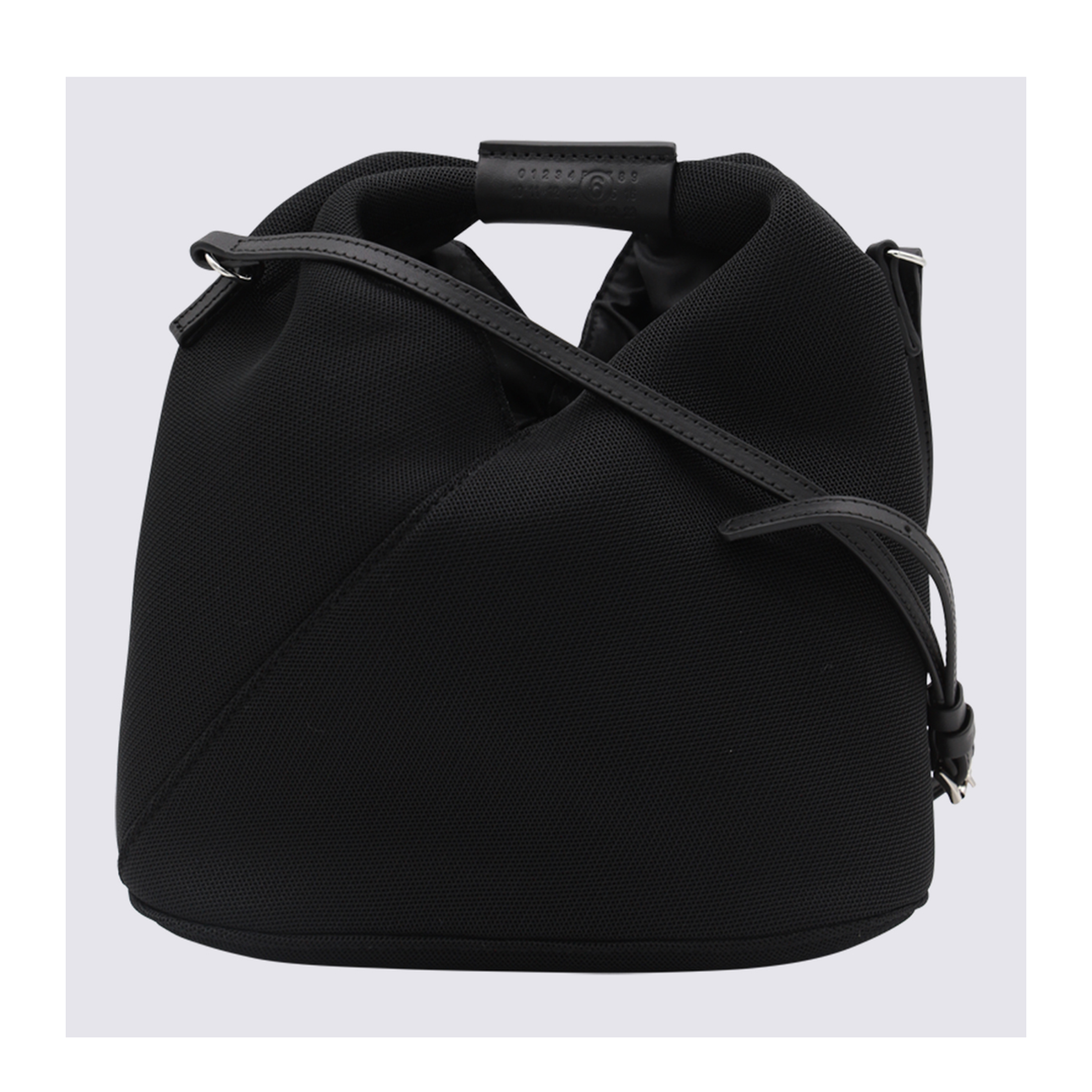 Black Mesh Crossbody Shoulder Bag - Image 2