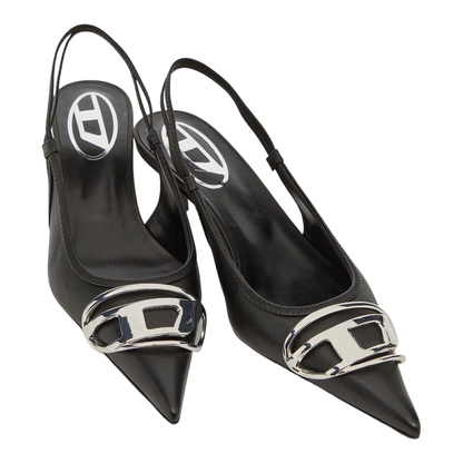 D-Venus SB 40 Slingback Pumps Black - Image 4