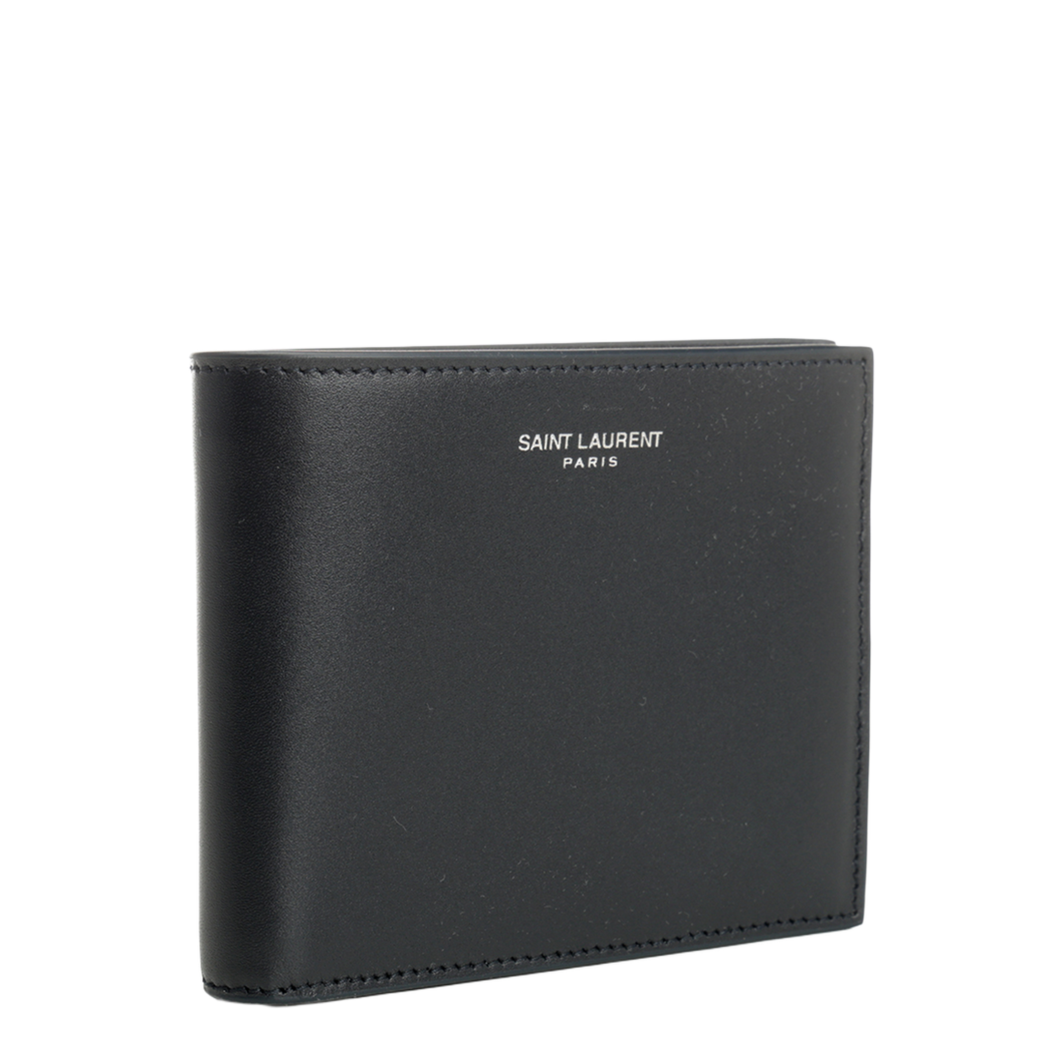 East/West Wallet in Smooth Calfskin Leather - Midnight Blue - Image 2