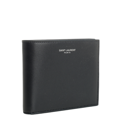 East/West Wallet in Smooth Calfskin Leather - Midnight Blue - Image 2