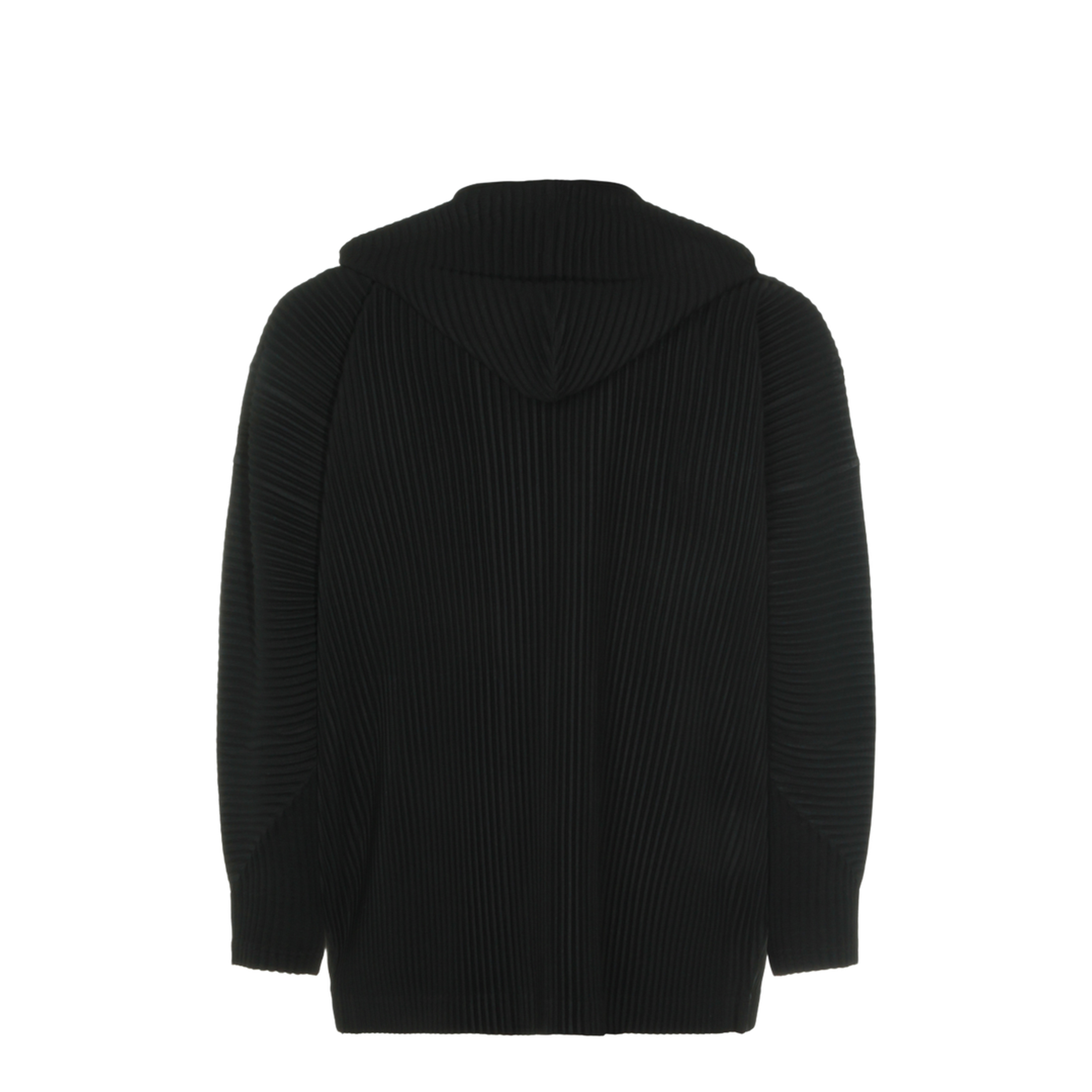 Pleated Sweatshirt with Buttons - Image 3