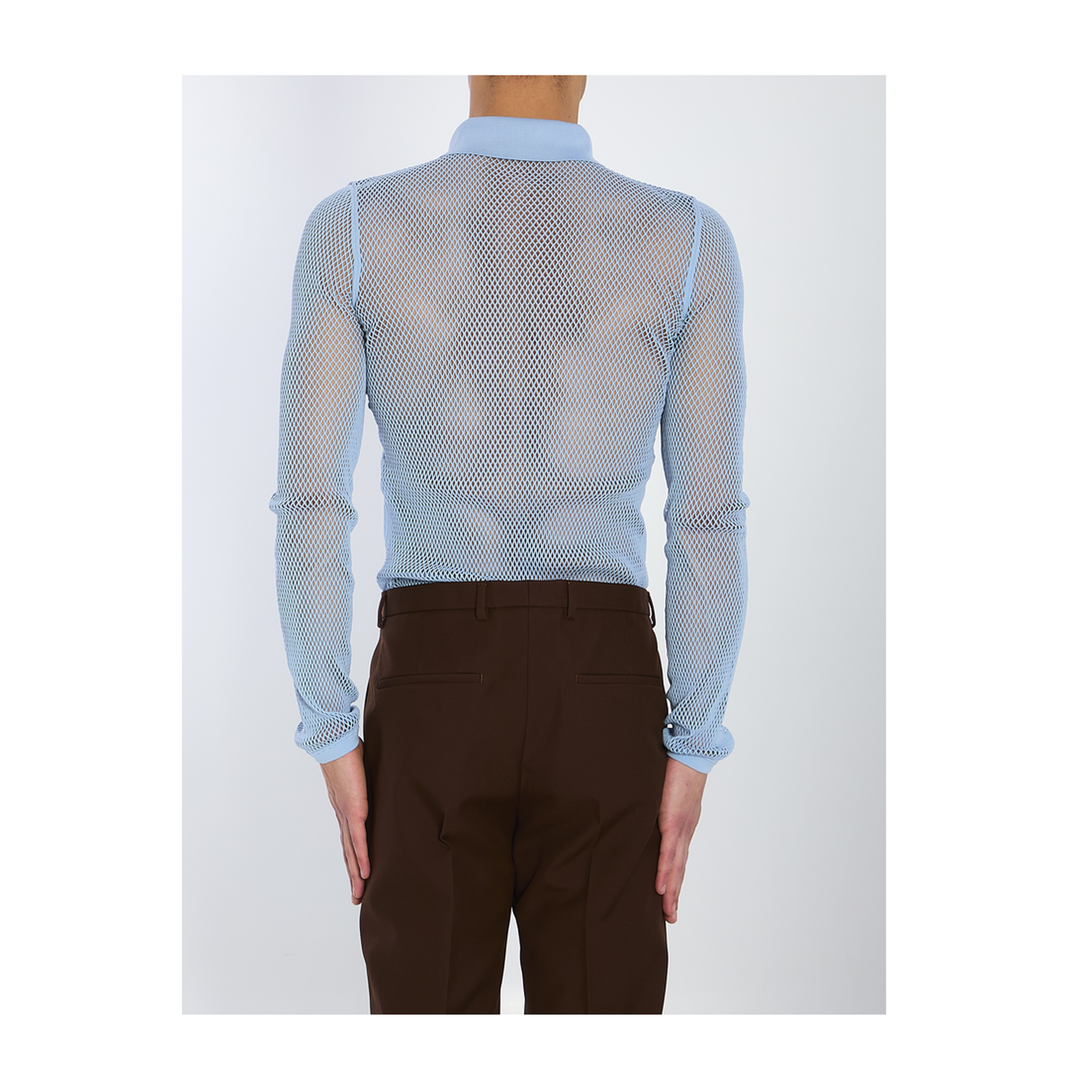 Technical Mesh Polo Shirt - Image 4