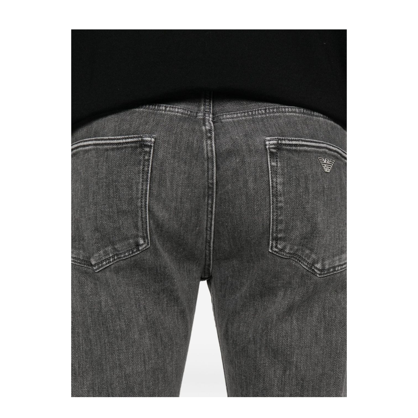 Slim-Fit Stone-Washed Stretch-Denim Jeans - Image 4
