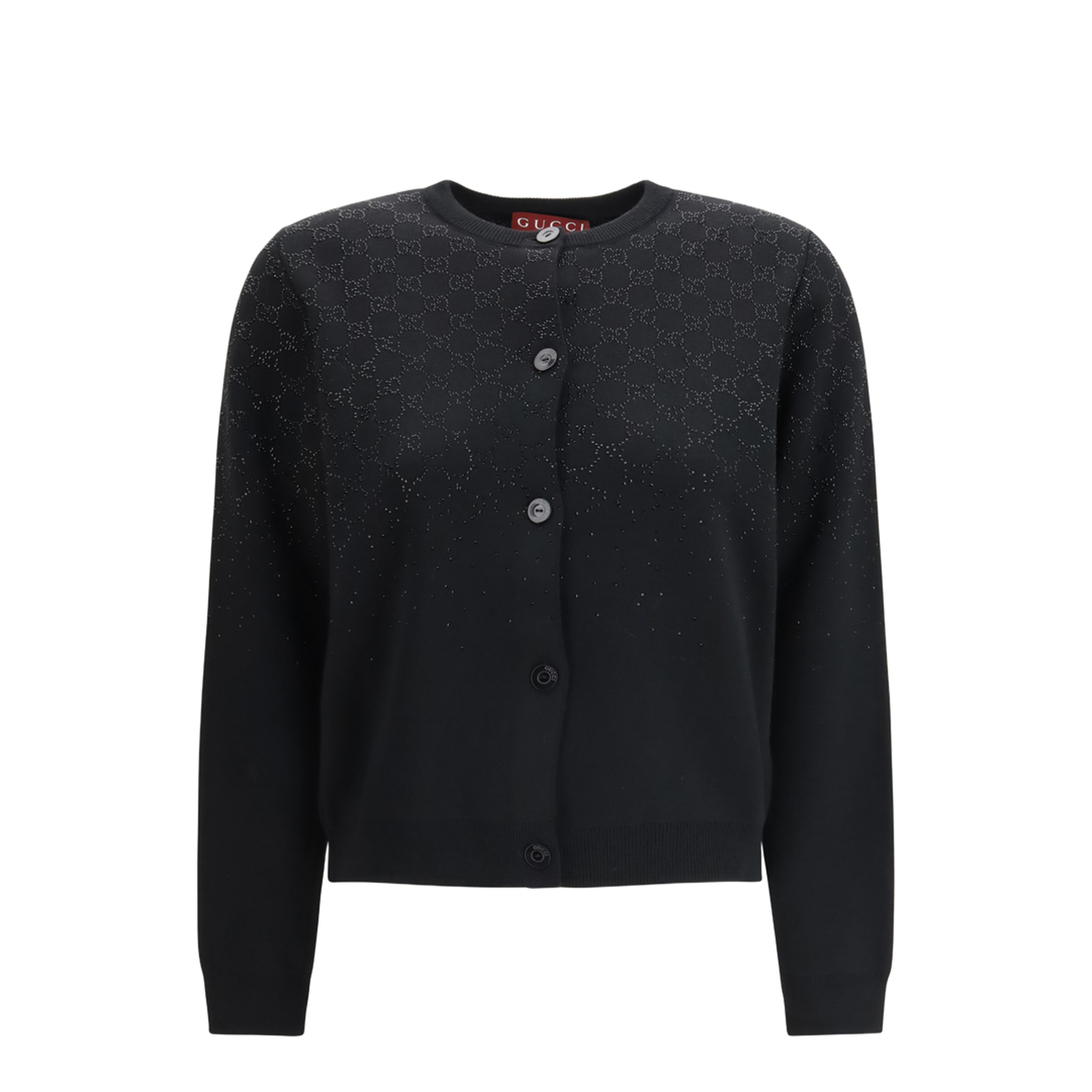 Long-sleeve Crew-neck Cardigan - Image 1