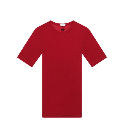 Ribbed Cotton T-Shirt - Image 1