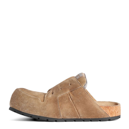 Dumbo Sabot in Distressed Suede Calfskin - Image 3