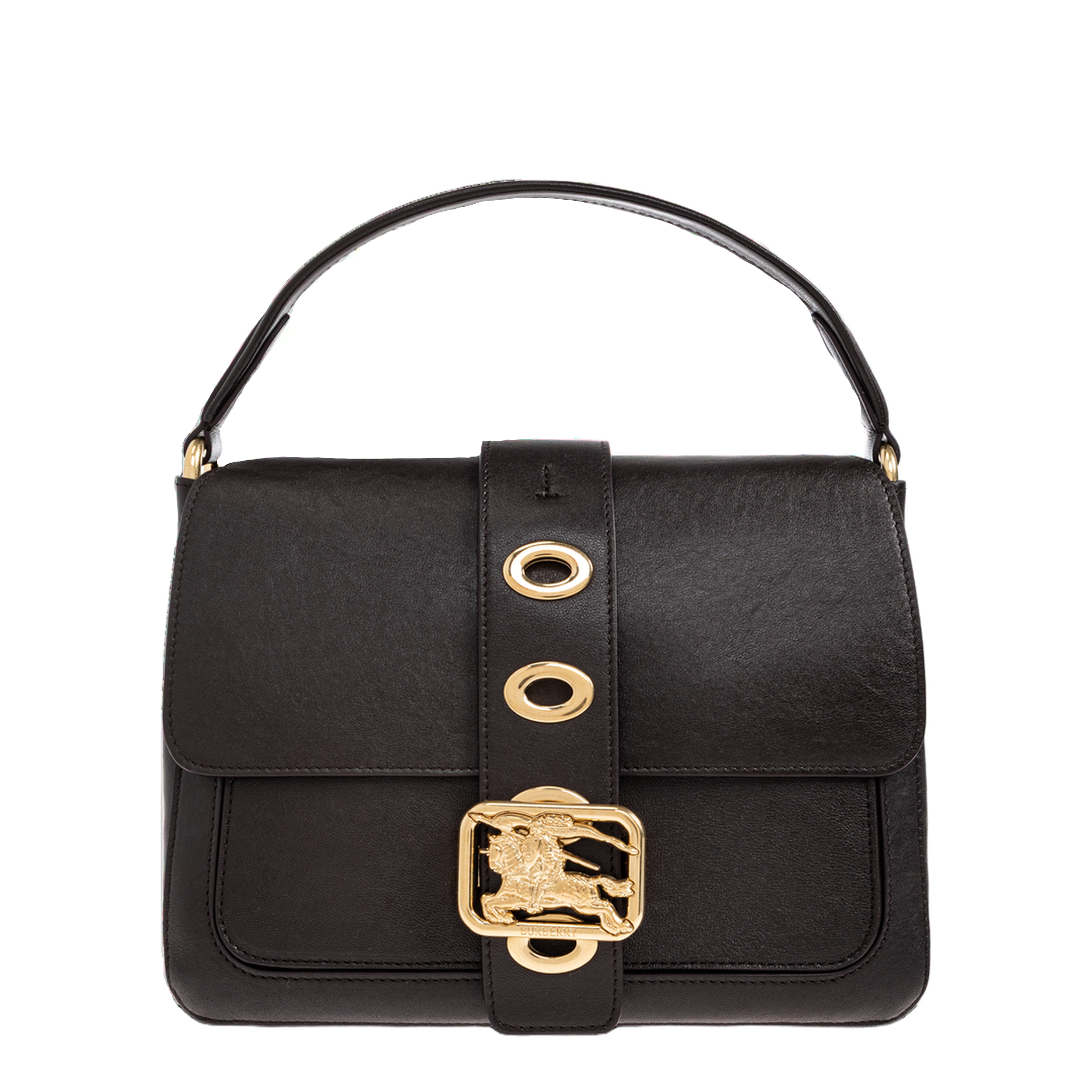 Rider Small Lamb Leather Crossbody - Peat Brown - Image 1