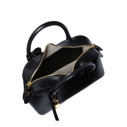 Stella Ryder Small Faux-Suede Crossbody - Black - Image 4