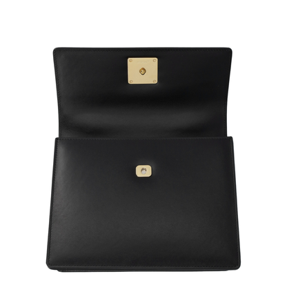 Black Leather Jitney 2.8 Handbag - Image 5